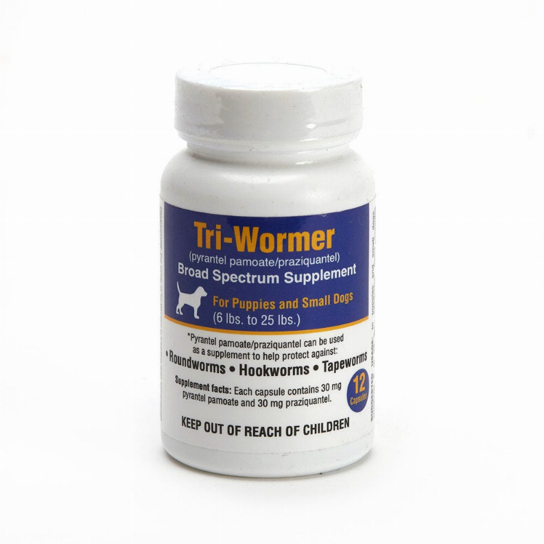 TriWormer Sm Dog Under 25 2ct