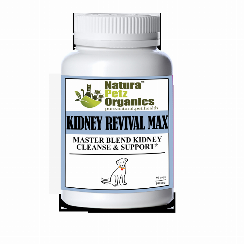 Kidney Revival Max Master Blend Kidney Cleanse & Support Capsules* Adult & Senior Dogs