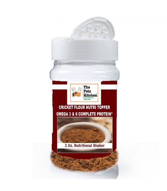 Cricket Flour Omega 3 & 6 Complete Protein* Eco-Conscious Usda Organic Cricket Flour* The Petz Kitchen - Organic & Human Grade Ingredients For Home Prepared Meals & Treats