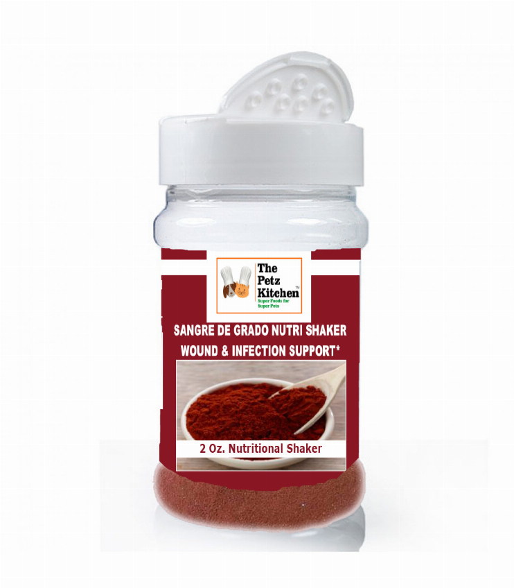 Sangre De Grado - Wound & Infection Support* The Petz Kitchen - Organic & Human Grade Ingredients & Shakers For Home Prepared Meals & Treats