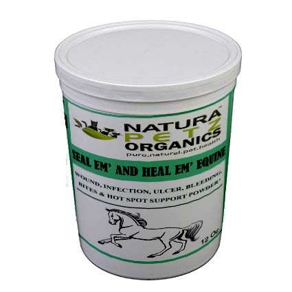 Seal Em And Heal Em Powder Equine* Wound, Infection Ulcer Bite Bleeding & Hot Spot Support*