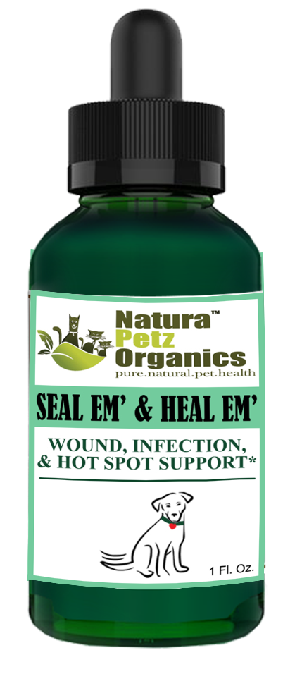 Seal Em And Seal Em Tincture - Wound, Infection, Cut & Hot Spot Support*