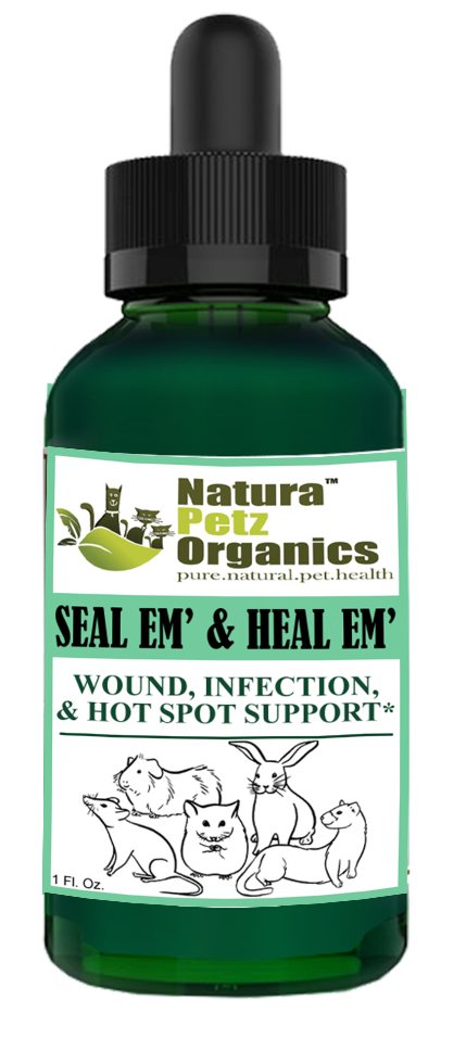 Seal Em And Seal Em Tincture - Wound, Infection, Cut & Hot Spot Support*