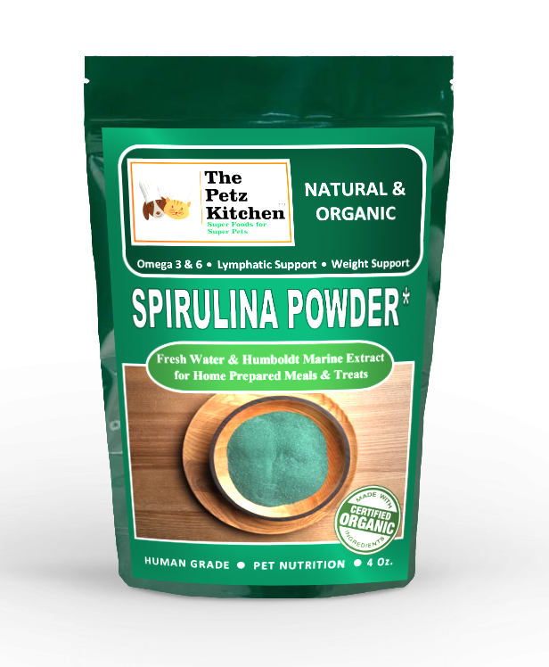 Spirulina* Omega 3 & 6 Lymphatic, Weight & Probiotic Immune Support* The Petz Kitchen