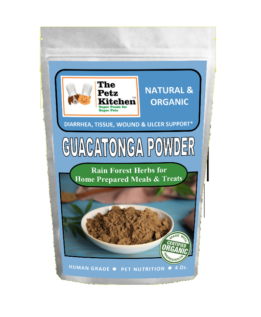 Guacatonga Powder - Diarrhea, Tissue, Wound & Ulcer Support* The Petz Kitchen Dog Cat