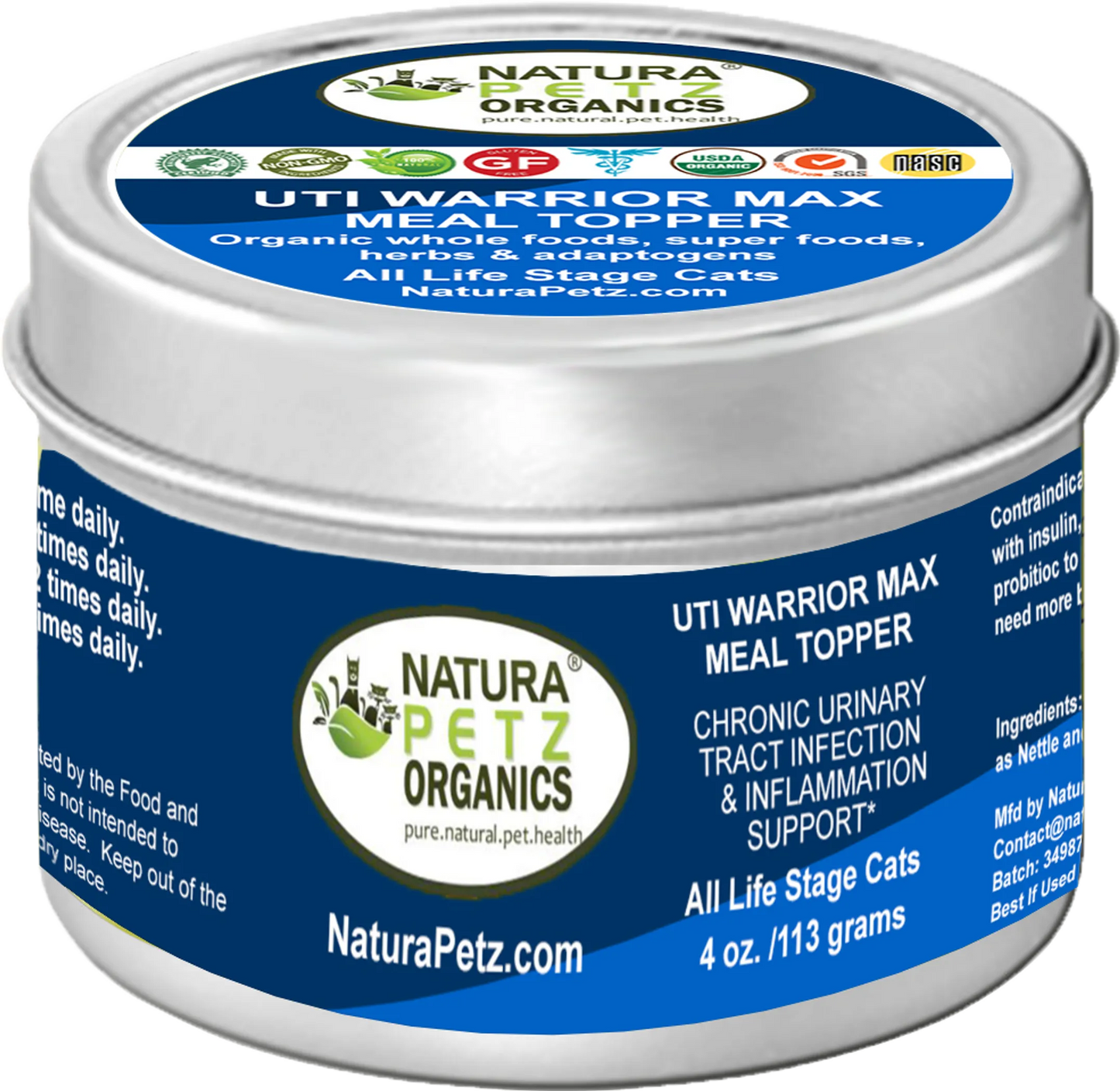 Uti Warrior Max Meal Topper* Chronic Urinary Tract Infection & Inflammation Support*