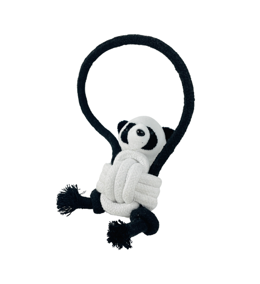 ECO-Panda Dog Rope Toy| Tug of War