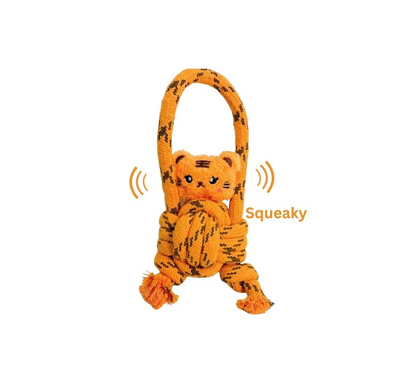 ECO-Tiger Dog Rope Toy| Tug of War