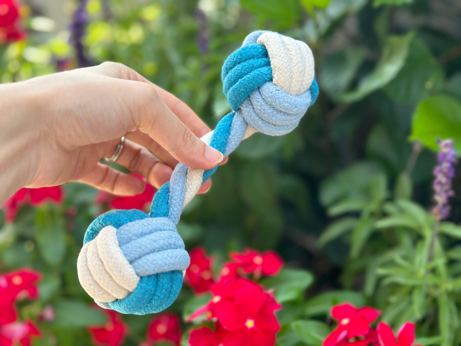 Eco-friendly Rope Chew and tug Toys 4 Pc