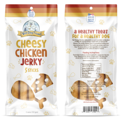 Yeti Cheesy Chicken Jerky